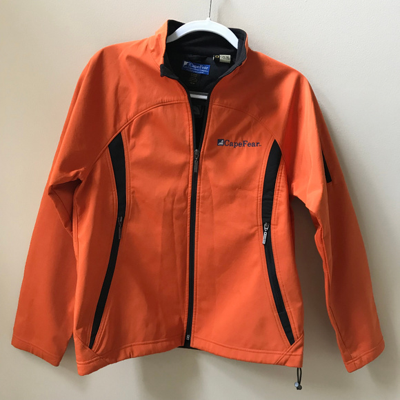Cape Fear Other - Cape Fear Men's Orange Navigator Soft Shell Jacket